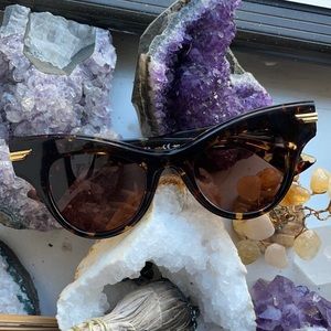 Turtle shell Bottega Veneta sunglasses